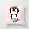 Mandala Tropical Flamingo Pattern Decorative Pillows Unicorn Pillowcase Polyester Pillowcase Home Hotel Decoration Pillowcase  .