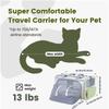 Cats-in-bag Carriers for Puppies Carry Bag Outdoor Travel Shoulder Carriers Sightseeing Bag Window