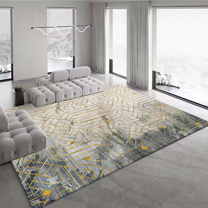 Fashionable and high-end carpet, living room sofa and coffee table carpet, light luxury Nordic minimalist carpet