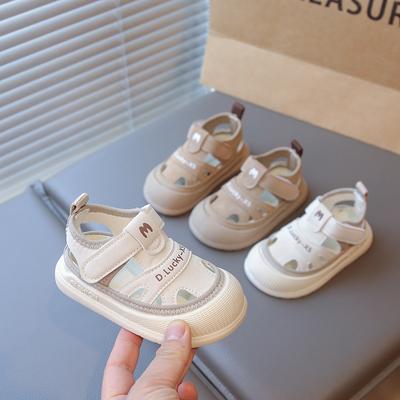 Summer New Baby Half Sandals Baby Girl Sandals Bag Head Anti-kick Baby Boy Summer Shoes