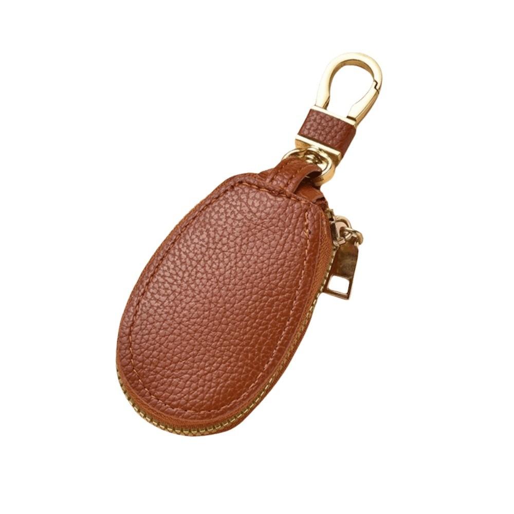 Luxury Car Key Bag Large Capacity Keychain Holder Universal Leather Key Case  Unisex