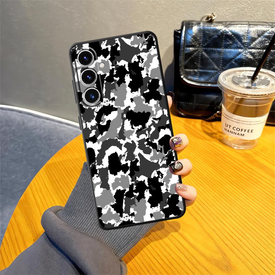 Camouflage Pattern Case for Samsung Galaxy A33 A34 A51 A52 A24 A31 A54 A71 A12 A13 A72 A73 A14 A15 A22 A23 A35 A41 A16 A21s Soft