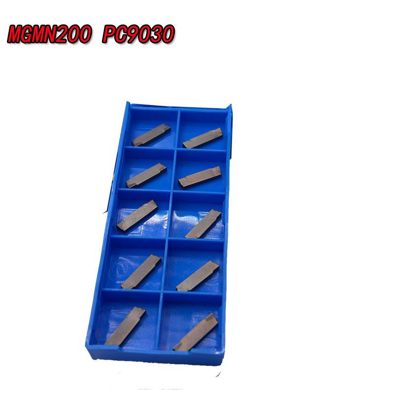 10Pcs Carbide Grooving Insert Mgmn200 M Cnc Turning Bit Nc3020 Nc3030 Pc9030 High Efficiency Lathe Cutter Machining Parts
