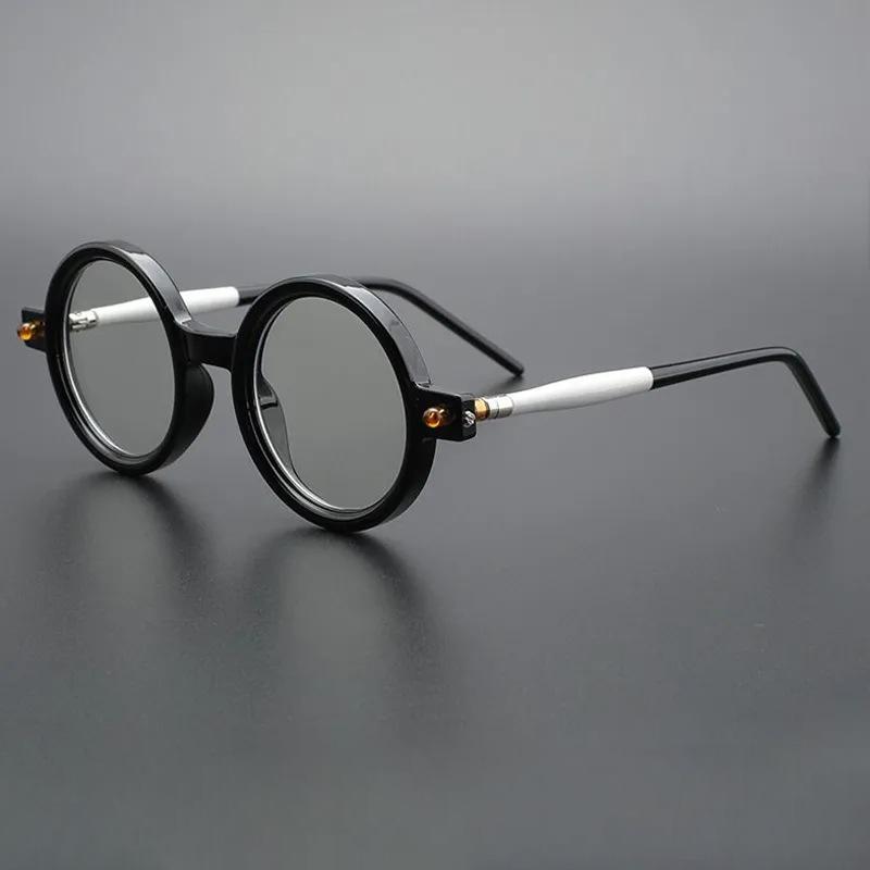 Солнцезащитные очки в круглой оправе Женские солнцезащитные очки в стиле панк Модные — фото 9