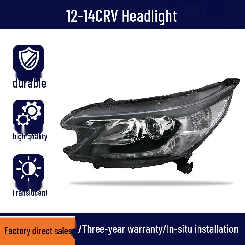 Carcasă Compatibilă pentru Capac Lentilă Far LED pentru 02-05, 10-14 Honda CRV - Fază Lungă și Fază Scurtă