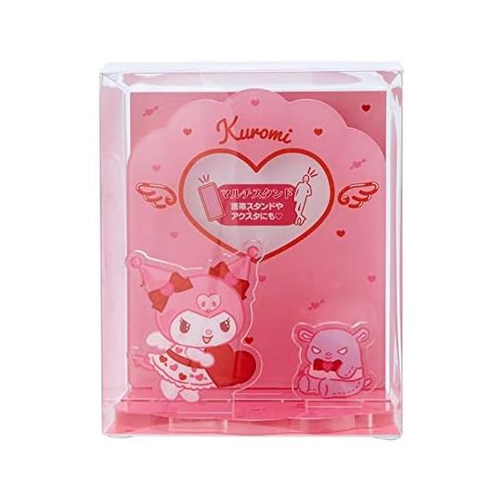 Sanrio Kuromi Acrylic Multi Stand (Cupid) 825140 - Support Your Love with Cupids, Display Your Phone or Photos, Various Fun Uses, Heart Motif