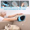 2Pcs Pet Hair Removal Gloves Electrostatic Double Sided Carpet Hair Removal Tool Deshedding Brush Glove Pet Supplies for Dog Cat