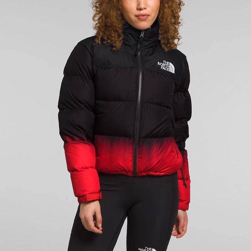 THE NORTH FACE 1996 Retro Nuptse Dip Dye Jacket 'Fiery Red' Women's NF0A84QY-OOR