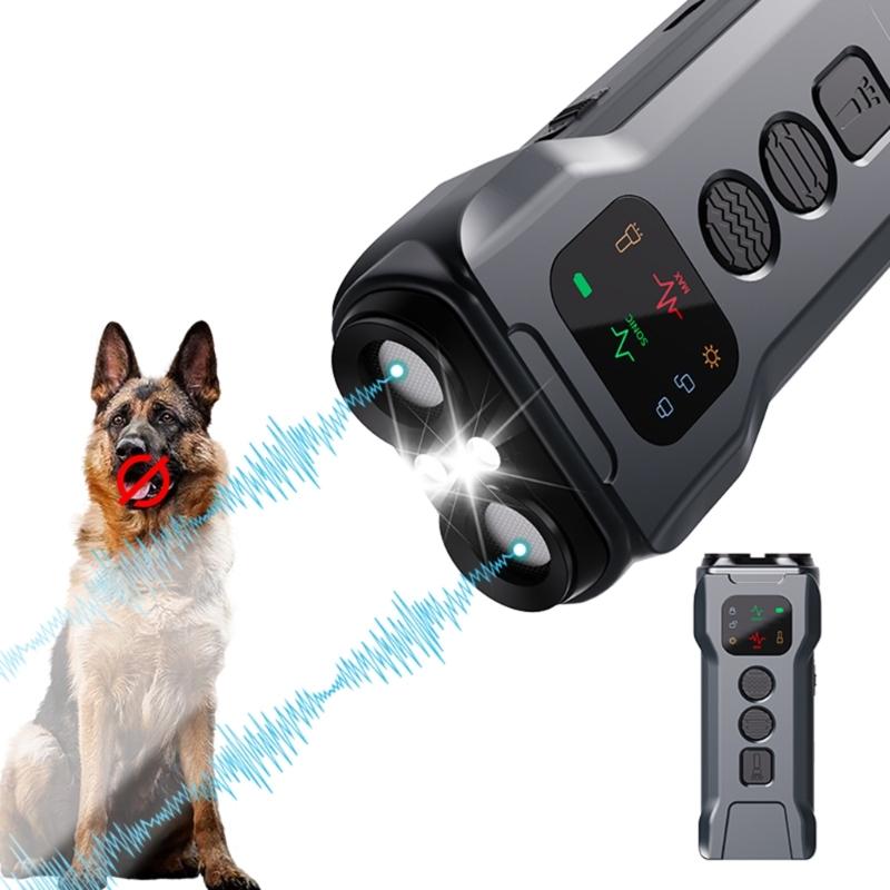 Lunga gittata Ultrasuoni non Dispositivo Anti-Abbaio Efficace Dispositivo di Controllo dell'Abbaio del Cane Soluzione di Addestramento Delicata Facile da Usare per Cani