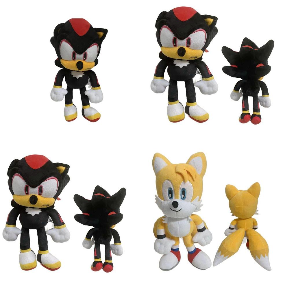 Niedliches 30cm Sonic Tails Plüsch Shadow The Hedgehog Knuckles Spielzeug Super Sonic Weiches Plüsch für bequemes Kuscheln