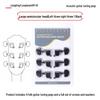 Universal Silver Folk Guitar Tuning Pegs, Knobs & String Winder Tool - Fully Enclosed Electric Guitar Tuning Accessories