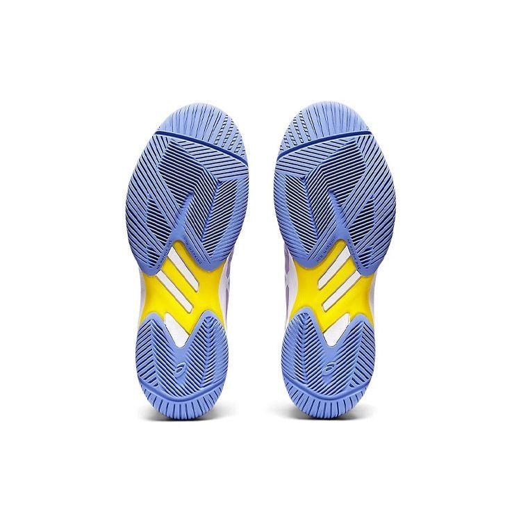 Asics Solution Swift FF Comfortable Durable Low Top Tennis Shoes Women Sneaker Purple White 1042A197-500