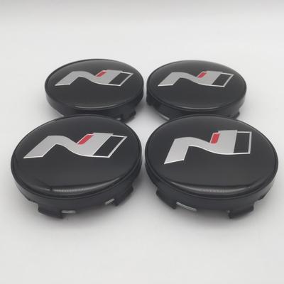 4pcs 56mm 60mm N LINE Car Wheel Center Cover Hub Cap Badge Emblem Sticker Car Styling Accessories