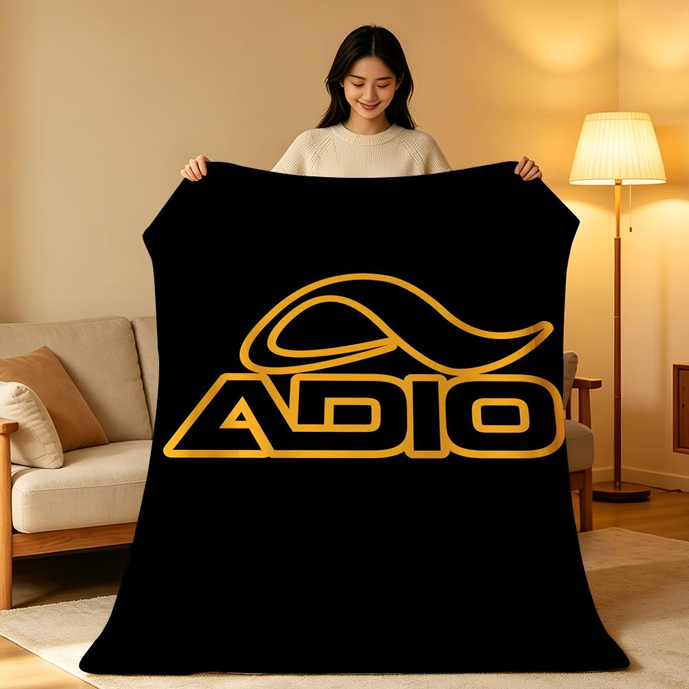 Brand A-Adio F-Footwear Throw High-Density Short Plush Blanket Soft Skin-Friendly for Sofa Nap Air-Conditioned Room
