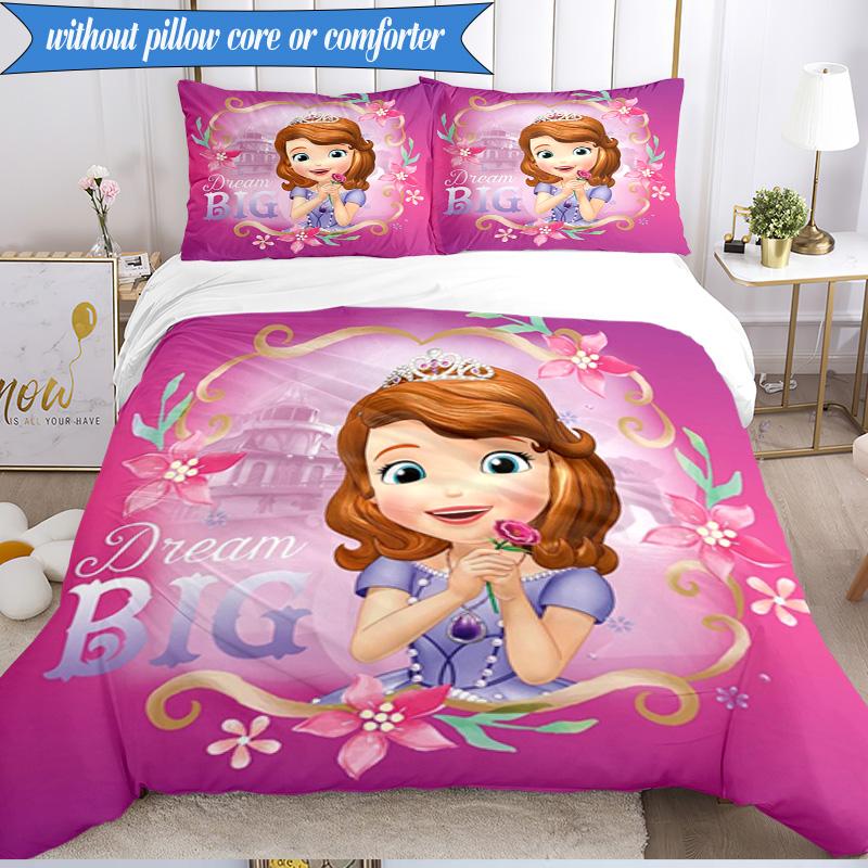 Set Biancheria da Letto 3 Pezzi Princess Sofia K-pop Music Group, Ideale per Camera da Letto, Dormitorio, Include Copripiumino e 2 Federe, Regali per Fan