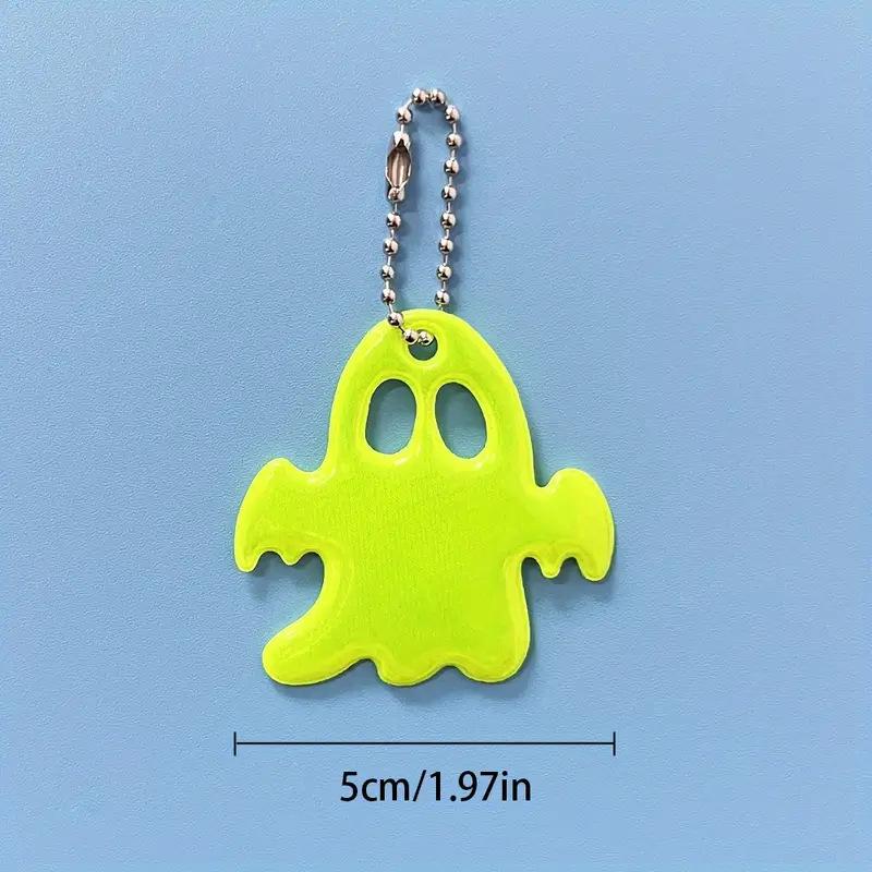 Halloween Ghost Reflective Pendant Keychain & Backpack Charm