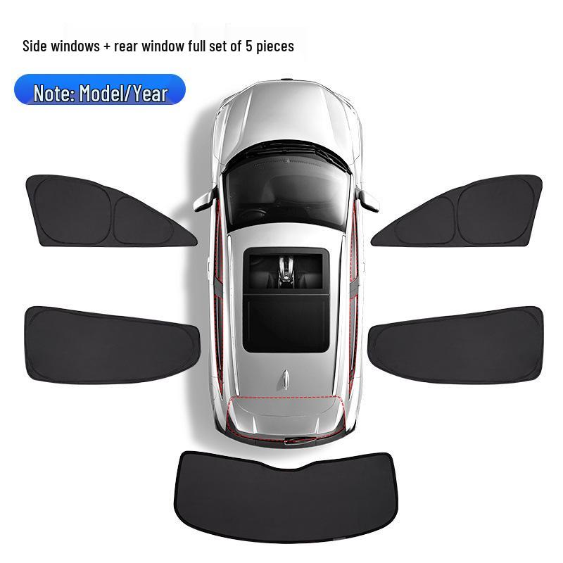 E18 Car Sunshade Blackout Curtains for Heat Insulation & Privacy