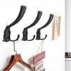 1PC Hook Rack Coat Hook Zinc Alloy Triangular Hooks Rack Wall Mounted Robe Clothes Rack Hat Wall Hanger for Hallway Bathroom