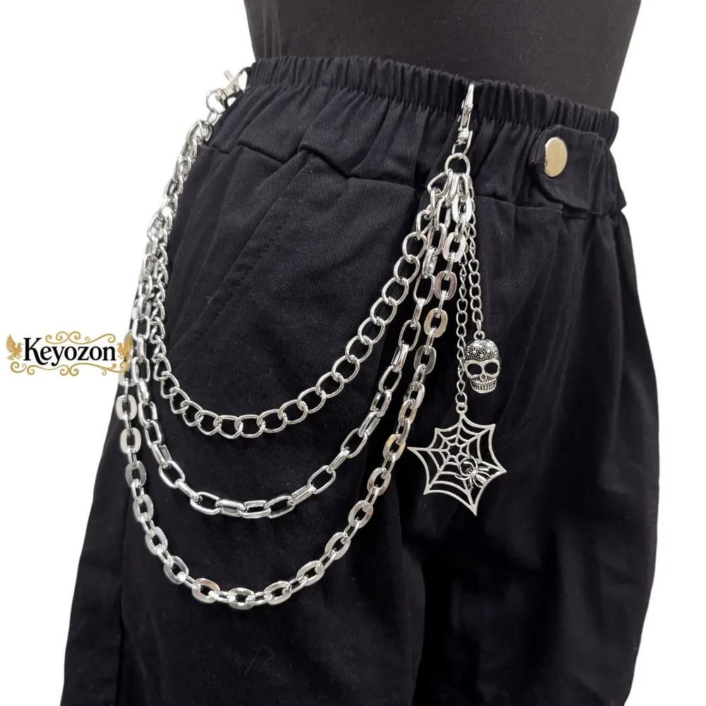 Stylish Vintage Metal Waist Chain For Women Zipper
