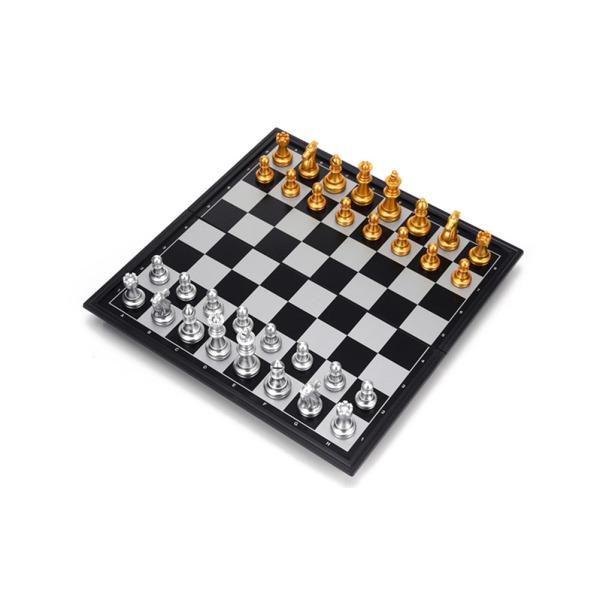 Chess Set Portable Classic Folding Travel Magnetic woody Chess Set