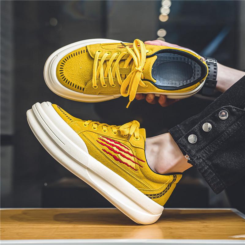 22 autumn ins tide student platform dad shoes handsome platform heightening sports casual board shoes