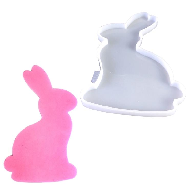 

Silicone Mold for Jewelry Storage Tray Easter Rabbit Resin Molds Gypsum Decor 1