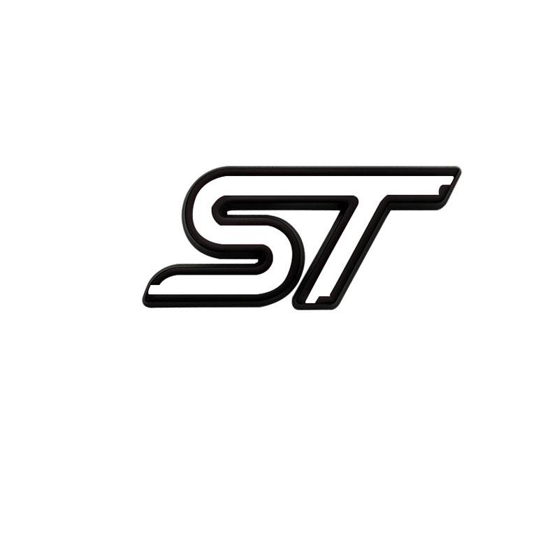 3D Metal ST Line Front Grille Emblem Badge Car Head Trunk Stickers For Ford Focus Mondeo Fiesta Explorer Styling Accessories