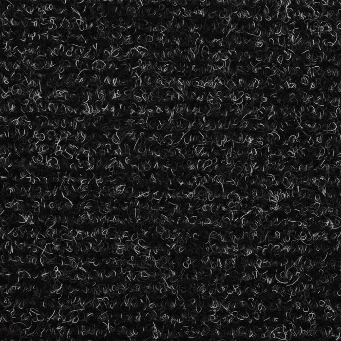 Tapis d'escalier - vidaXL - 15 pcs - Auto-adhésif - Gris foncé - Dimensions 56 x 17 x 3 cm