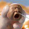 Funny Tea Pet Yawning Person Avatar Plastic Ugly Tea Pet Squirting Toy Boy Girl Stress Relief Toy Tea Set Tea Table Decoration