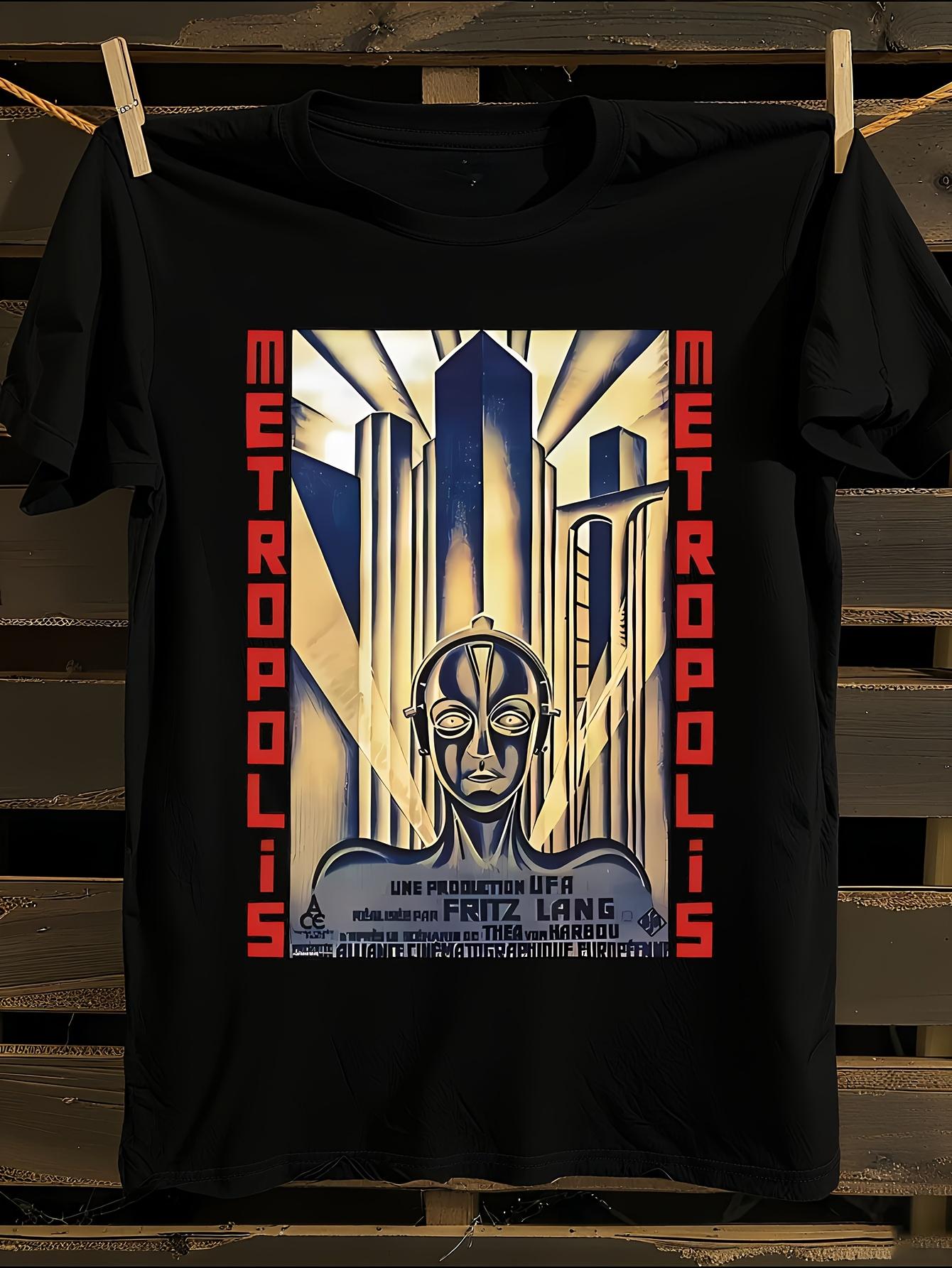 Fritz Lang Metropolis Movie Graphic T-Shirt S