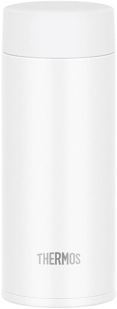 Thermos Vacuum Insulated Portable Mug, 350ml, White, with Integrated Spout and Gasket, Dishwasher Safe. Easy To Clean, All Parts Dishwasher Safe.