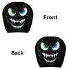 2PCS Car Headrest Covers Double-Sided Cute Funny Cartoon Eyes Car Seat Head Rest Protector for Auto Front Seat Rest Decoration