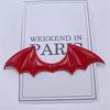 15Pcs Vampire Halloween Costume Fabric Demon Bat Wings Patch Leather Padded