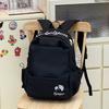 Schoolbag new large-capacity schoolbag female high school students simple and versatile campus niche high-value embroidered backpack backpack