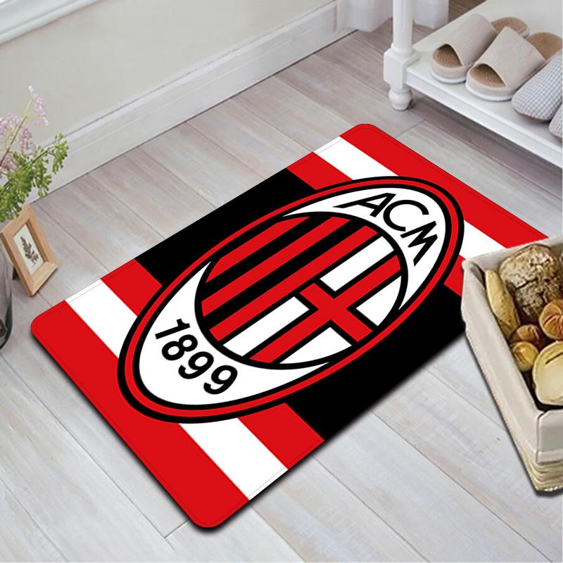 Tappeto con Motivo AC Milan Tappetino per Pavimento per Soggiorno o Camera da Letto Tappeto Morbido e Confortevole un Regalo per Compleanno e Festa.