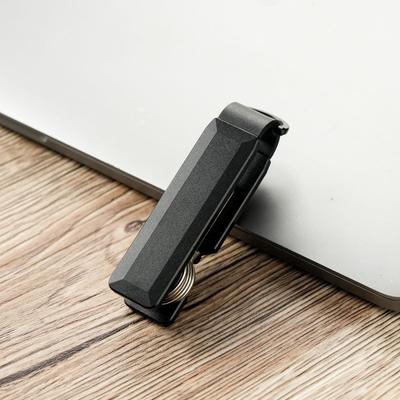 New Aluminum Alloy Key Organizer Holds 1-6 Keys Minimalist Metal Keychain Multi-functional Durable Key Storage Clip Daily Carry