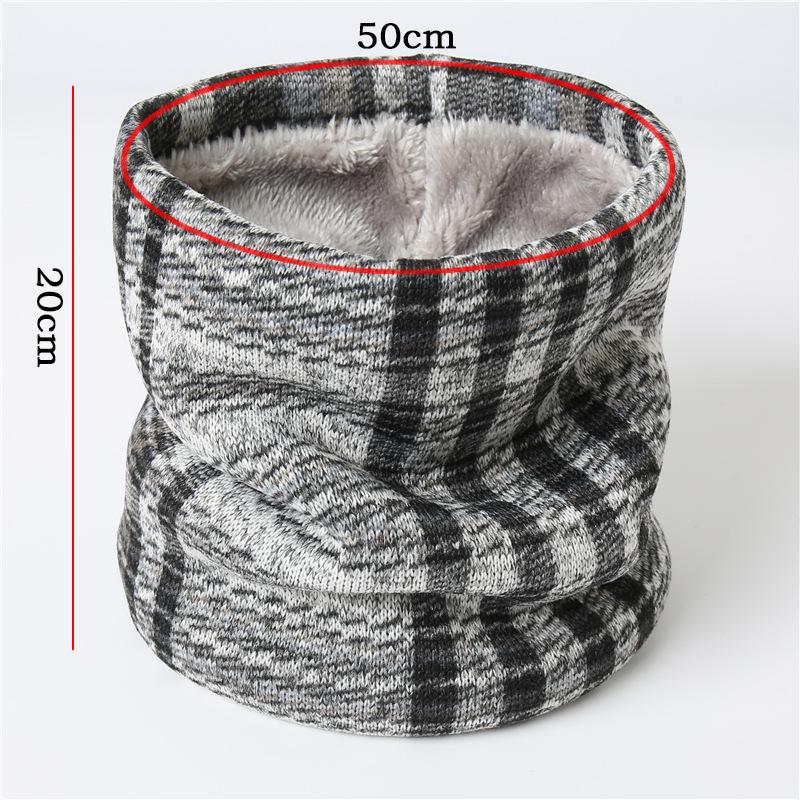 New Women Neck Cover Children Autumn Winter Cold Warm Men Fashion Neckerchief Solid Knitted Scarf Decoration Thickening Fleecing