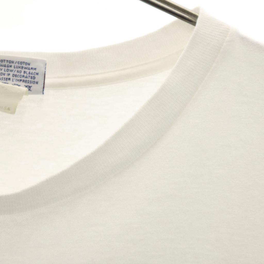 Reebok 90s Made In USA Old DUKE College Short Sleeve T-shirt XL White Men's Used