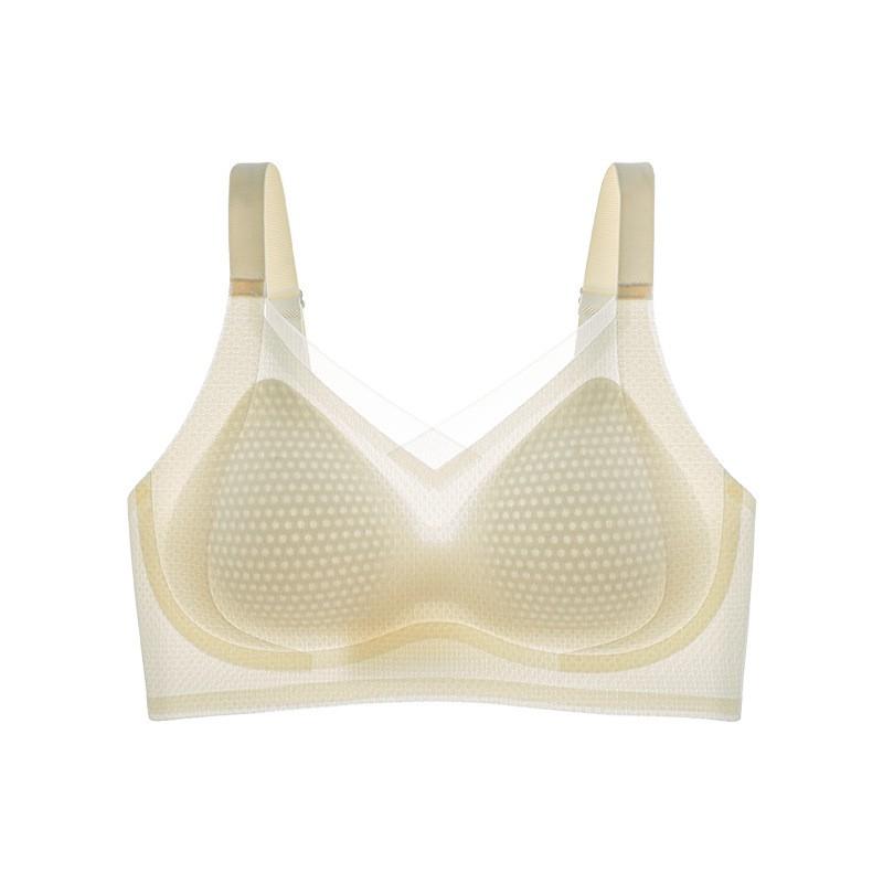 Cool Seamless Bras Women Thin Push Up Breathable Support Small Large Cups