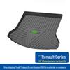 Alfombrilla de Maletero TPE Impermeable para Renault: Koleos, Binyue, Captur, Fluence, Logan, Duster, Sandero