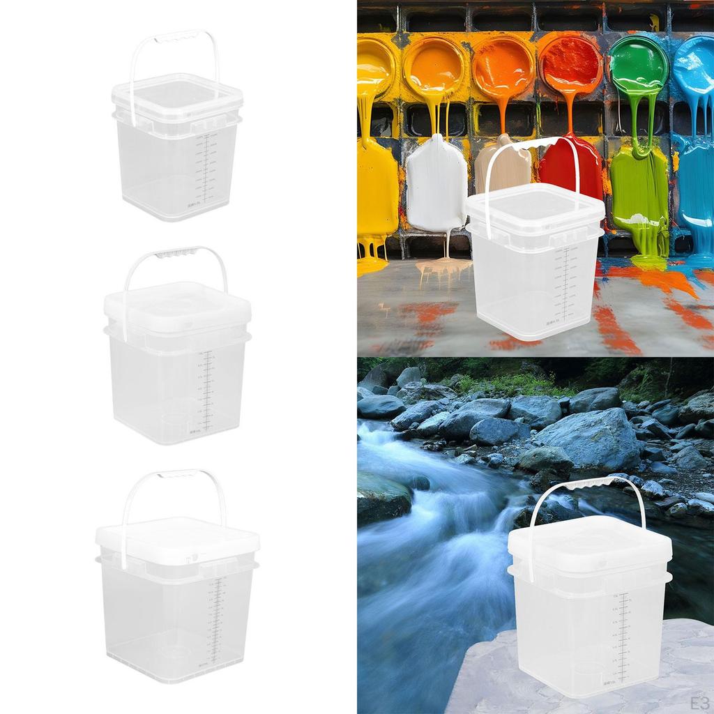 Leakproof Paint Bucket Holder for Mixing and Fishing Use