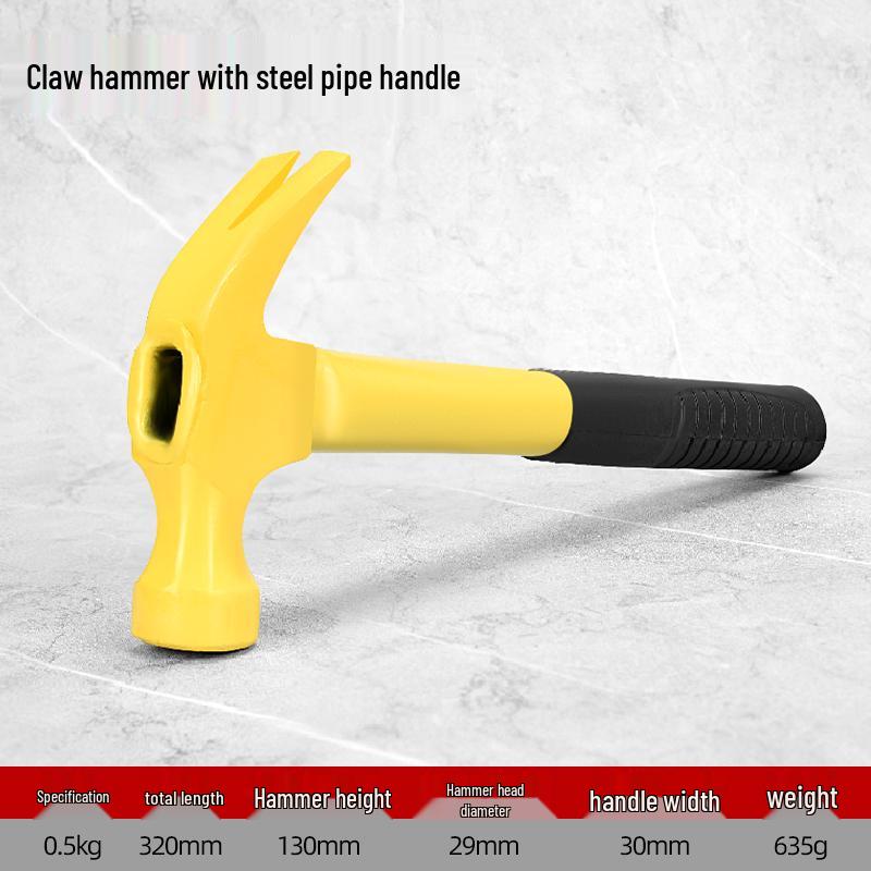 Młotek ciesielski wielofunkcyjny: Kompaktowe Stalowe Narzędzie do Obróbki Drewna i Użytku Domowego