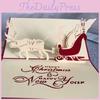 Elegant Laser Cut Paper Card Handmade 3d Gift Card For Celebrations And Holiday Gifts