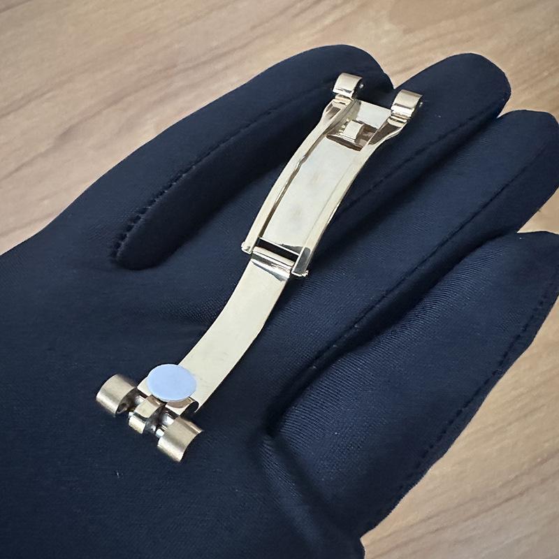 Vervangende Rolex Oyster Perpetual Armband Sluiting voor Heren- & Dameshorloges - Roestvrij Staal Vouwsluiting, 16mm.