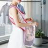 Wäsche-Schürze mit Tasche Tragbare Ärmellose Trockenschürze Wasserabweisendes Oxford-Gewebe Kleidungs-Organizer
