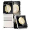 Case for Samsung Z Flip 7 6 5 4 3 Foldable Screen TPU-wrapped Wrist Strap Solid Color Anti-drop Protective Tough Case Plain