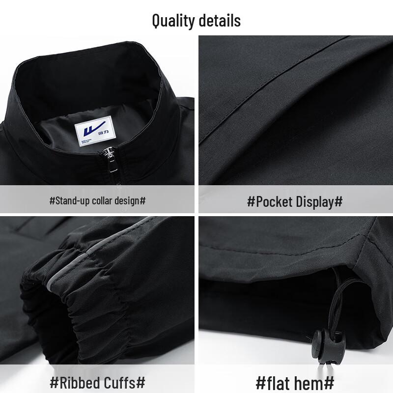 Warrior Men's Autumn Casual Reflective Windproof Jacket