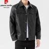 Pierre Cardin Men's Faux Leather Biker Jacket
