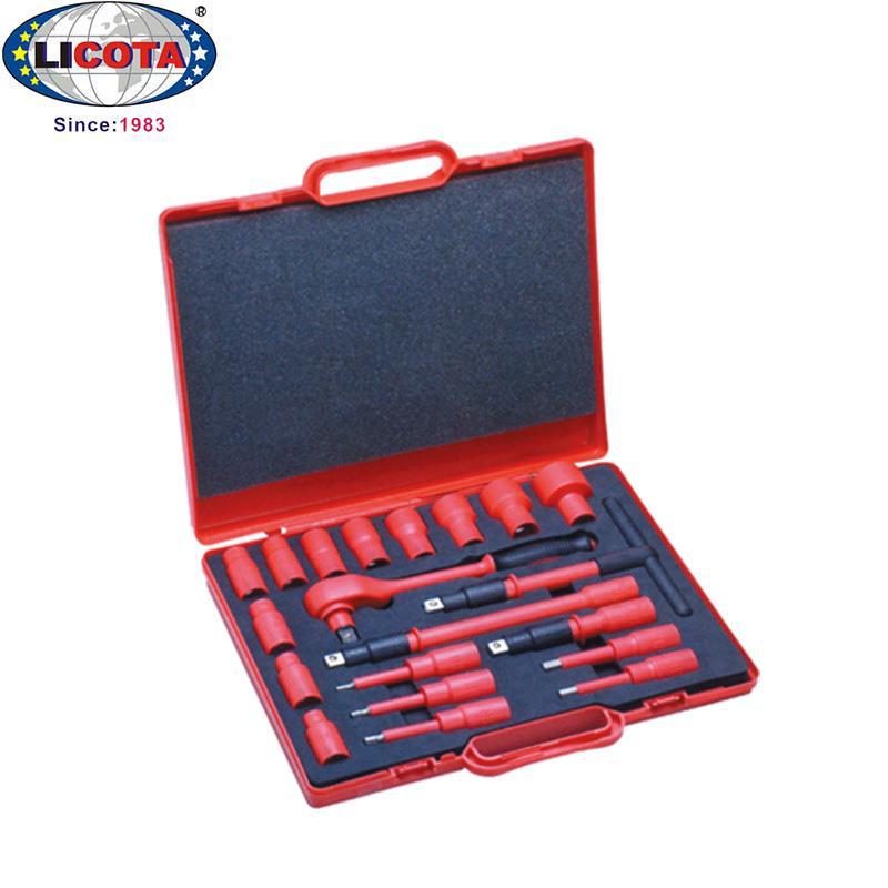 LICOTA VDB-SK VDE Insulated Socket Wrench Set - Large, Medium, Small Sizes