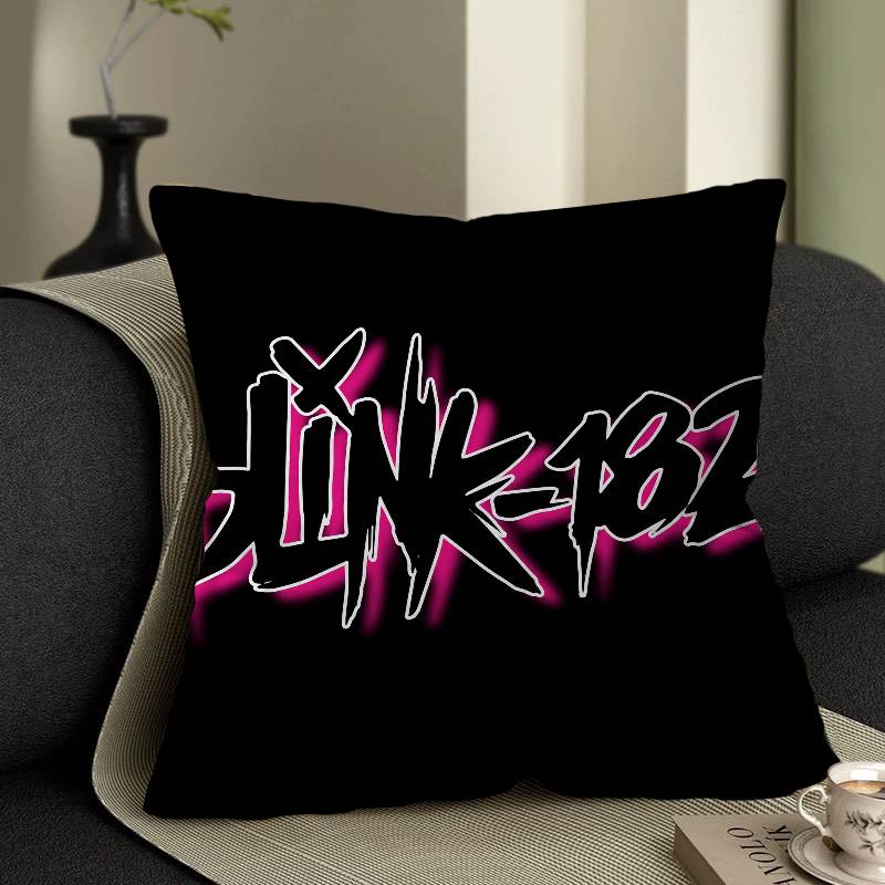 B-Blinks 182 Rock Band Cushion Cover Inches Farmhouse Decor Home Throw Pillow Covers For Couch Decorations